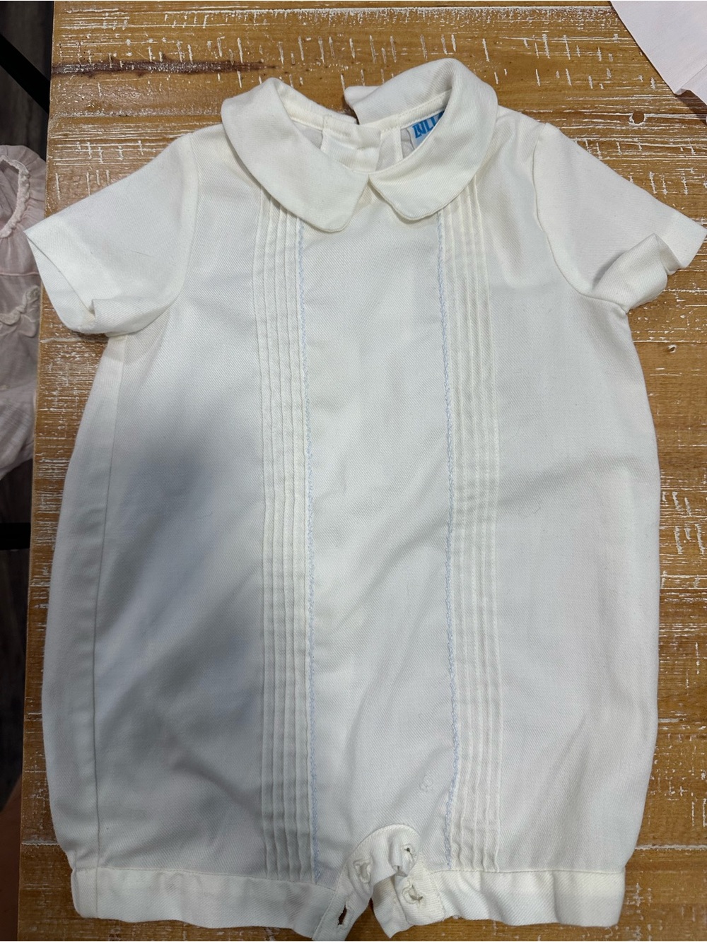 Classic White Baby One-Piece Bodysuit